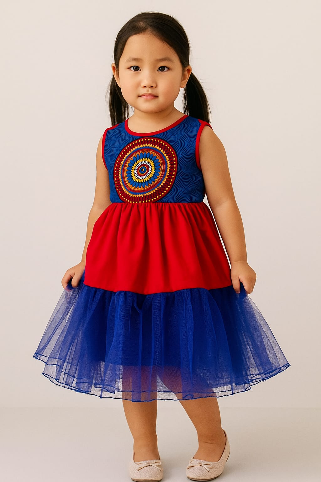 Sophia blue/red
