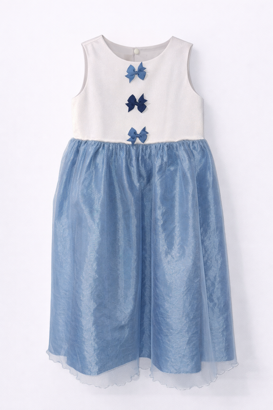 Sophia blue/champagne